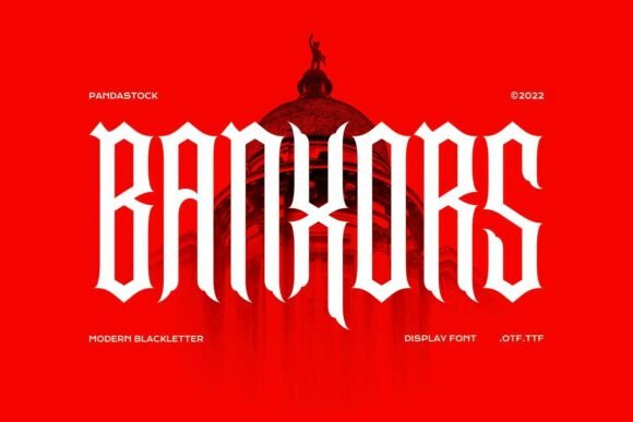 Banxors: A Bold Blackletter Font for Handmade Creations