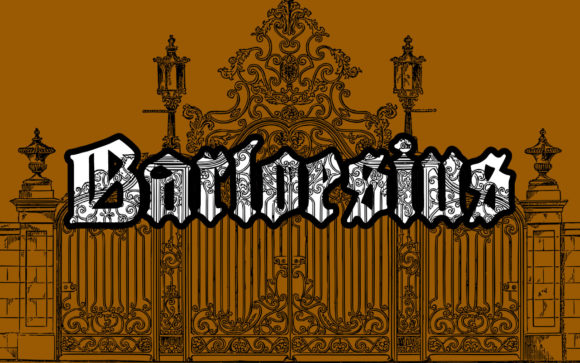 Barloesius Font: A Bold Typeface for Creative Crafters