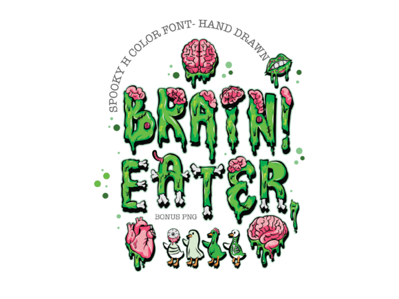 Brain Eater Font: A Spooky Typeface for Creative Makers