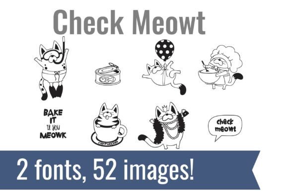 Check Meowt Dingbats: A Playful Typeface for Editorial Design
