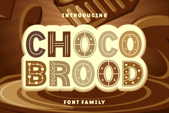 Choco Brood: A Decorative Typeface That Brings Crafts to Life