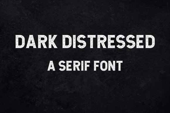 Dark Distressed: A Moody Serif for Bold Branding