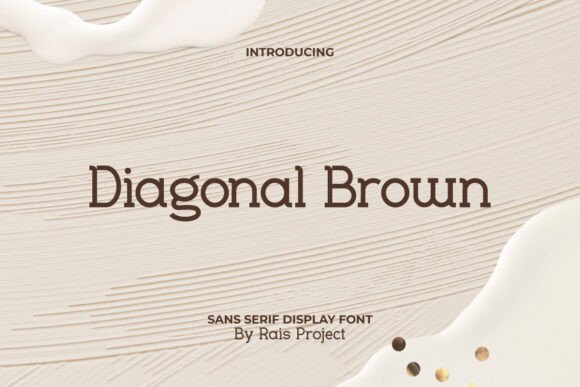 Diagonal Brown: A Versatile Sans Serif Typeface for Branding