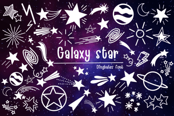 Galaxy Star Font: A Celestial Touch for Editorial Design