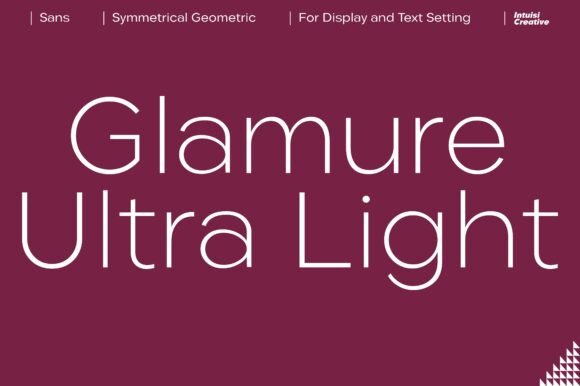 Glamure Extra Light: A Versatile Typeface for Craft Creators