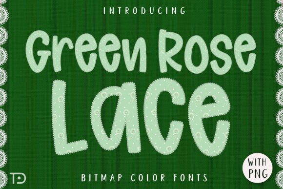 Green Rose Lace Font: A Pretty Touch for Business Branding