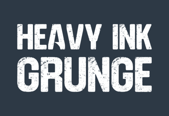 Heavy Ink Grunge Font Review: A Bold Typeface for Strong Campaigns