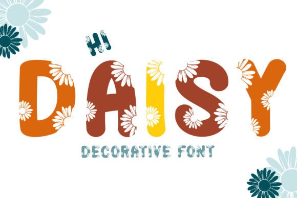 Hi Daisy Font: A Whimsical Typeface for Creative Branding Projects