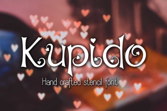 Kupido Font: A Unique Stencil Typeface for Creative Branding