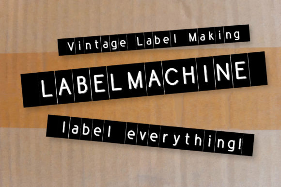 Label Machine: A Decorative Typeface for Bold Branding