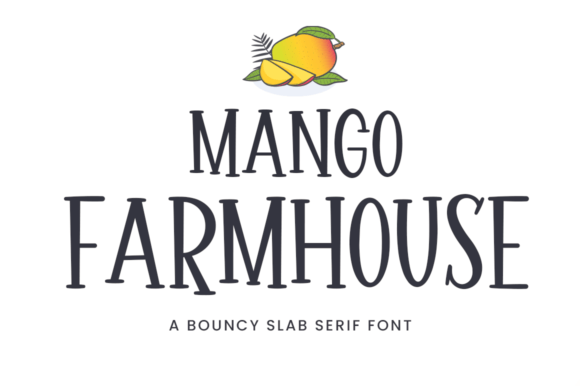 Mango Farmhouse: A Slab Serif Typeface for Summer-Ready Editorial Design