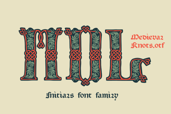 Medieval Knots Font: A Premium Typeface for Timeless Branding