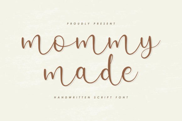 Mommymade Font: A Playful Script for Strong Brand Identity