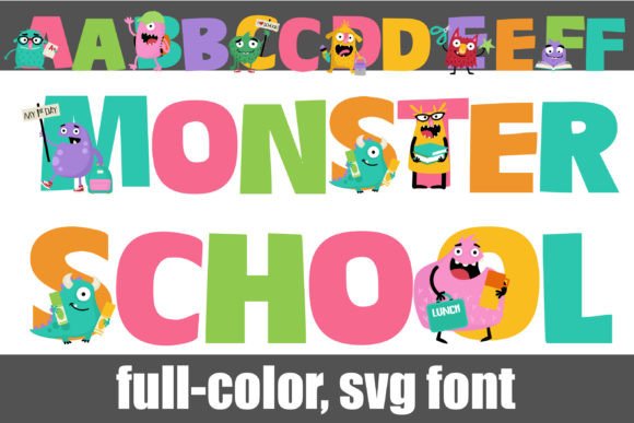 Monster School Font: A Creative Typeface for Eye-Catching Campaigns
