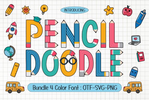 Pencil Doodle Font: A Playful Typeface for Web Design
