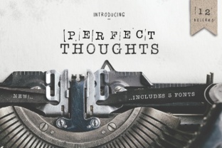 Perfect Thoughts: A Thoughtful Typeface for Designers