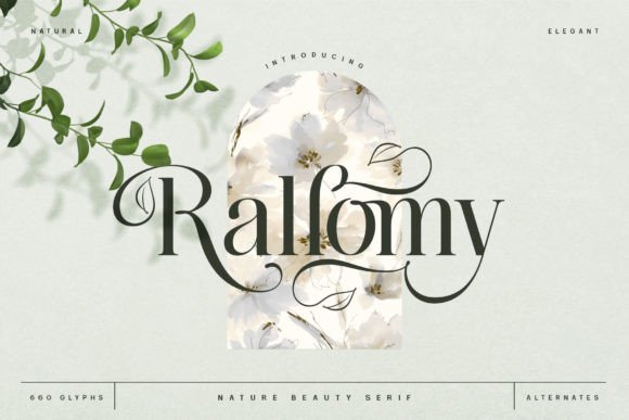 Rallomy: A Versatile Serif for Modern Branding and Design