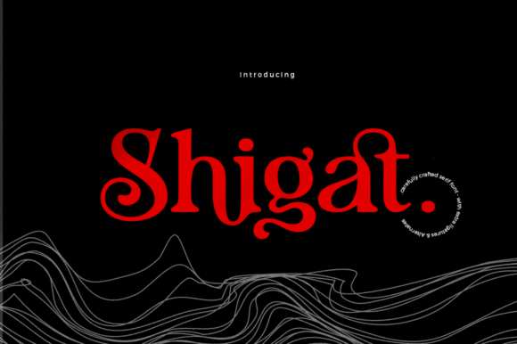 Shigat: A Modern Serif Typeface for Impactful Web Design