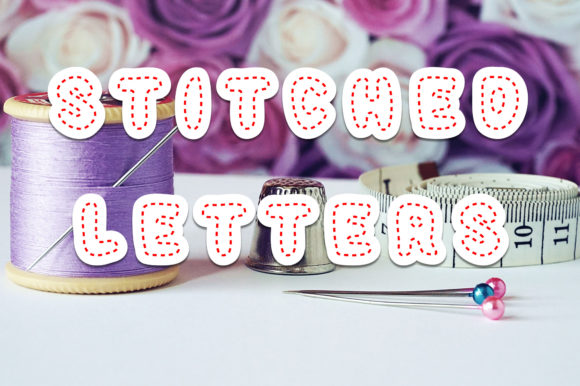 Stitched Letters: A Decorative Typeface That Elevates Your Campaign