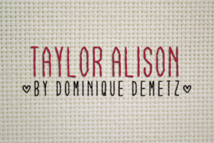 Taylor Alison Font: A Decorative Typeface for Engaging Digital Design