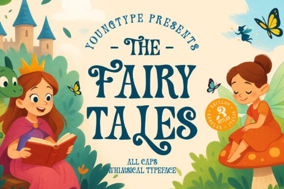 The Fairy Tales Font: A Whimsical Typeface for Editorial Magic