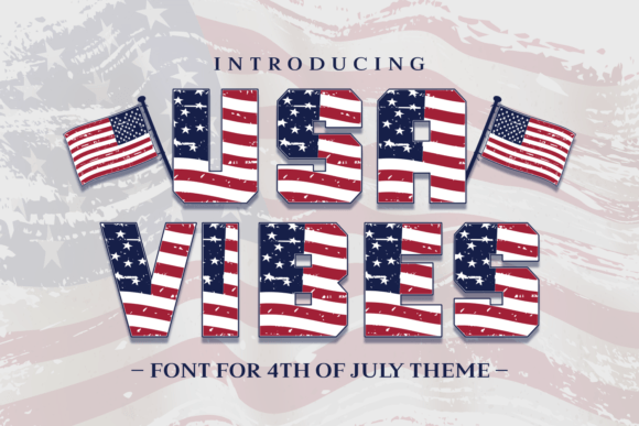 Usa Vibes Font: A Colorful Addition to Editorial Design