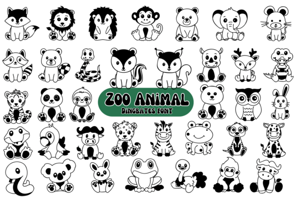 Zoo Animal Font: A Playful Typeface for Your Brand